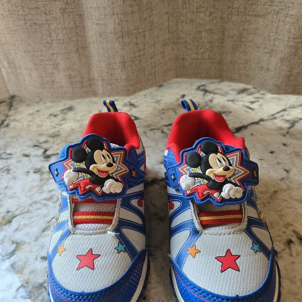 Kids Blue and Red Character Sneakers